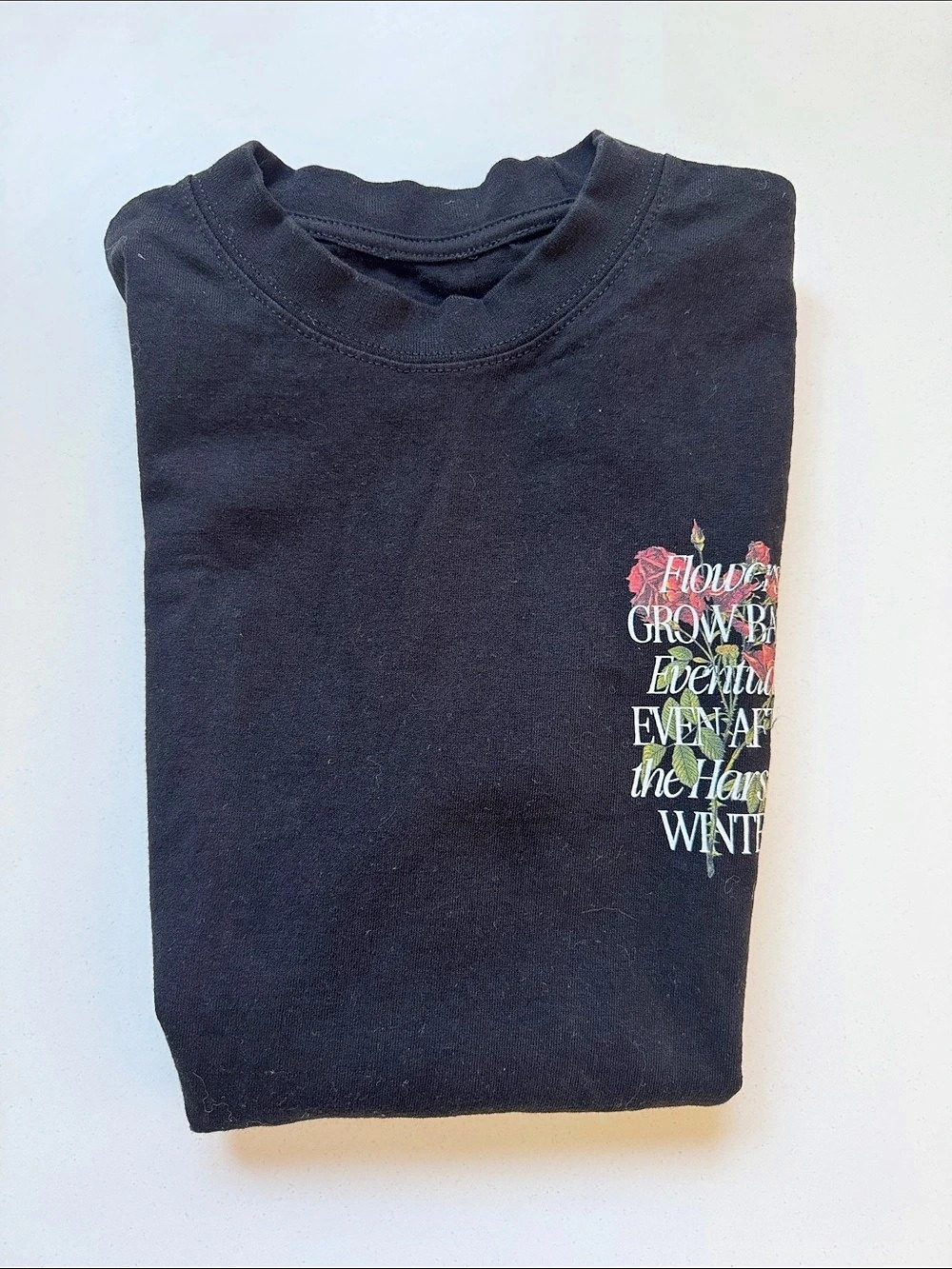 Fear of God Graphic Tee in Black Size Small